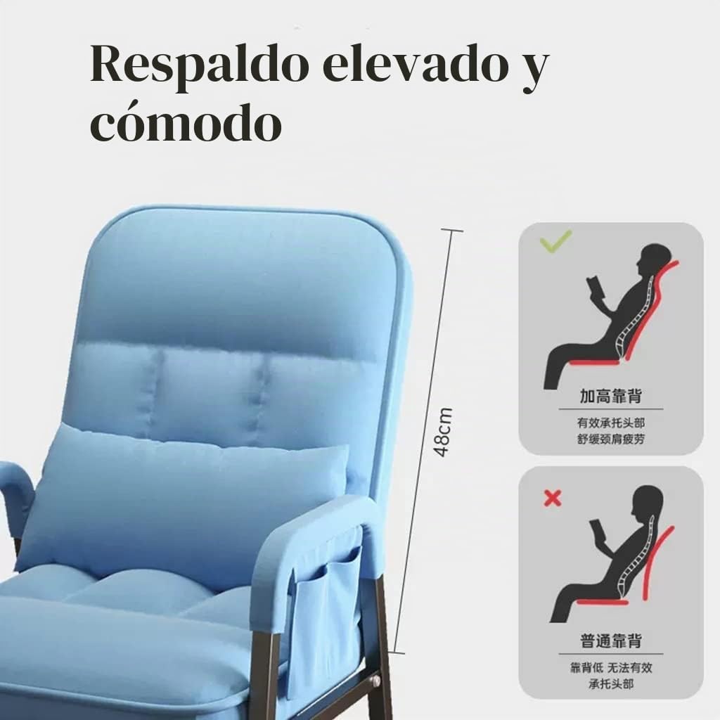 Modern Velvet Reclining Armchair - Tub Chair for Living Room & Dining Steel e Sofa Seating for Adults Ele Home Decor Accent Fur