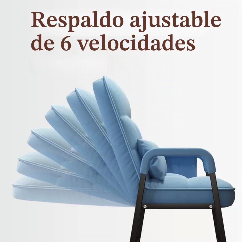 Modern Velvet Reclining Armchair - Tub Chair for Living Room & Dining Steel e Sofa Seating for Adults Ele Home Decor Accent Fur
